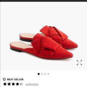 J Crew Marina slide suede 8.5